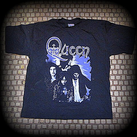 QUEEN -  Vintage two sided Printed Band Shirt